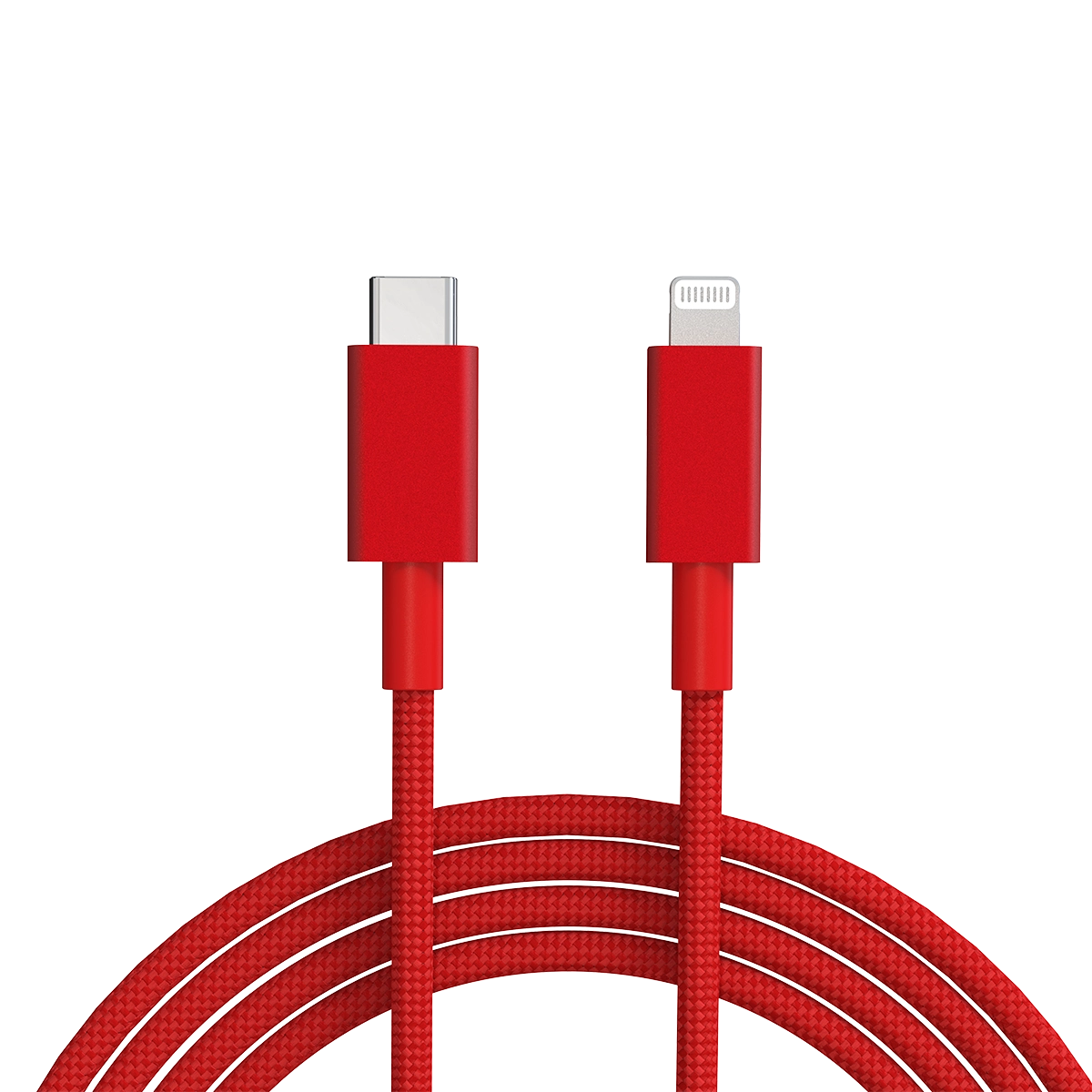 3A Lightning USB C Red New 2